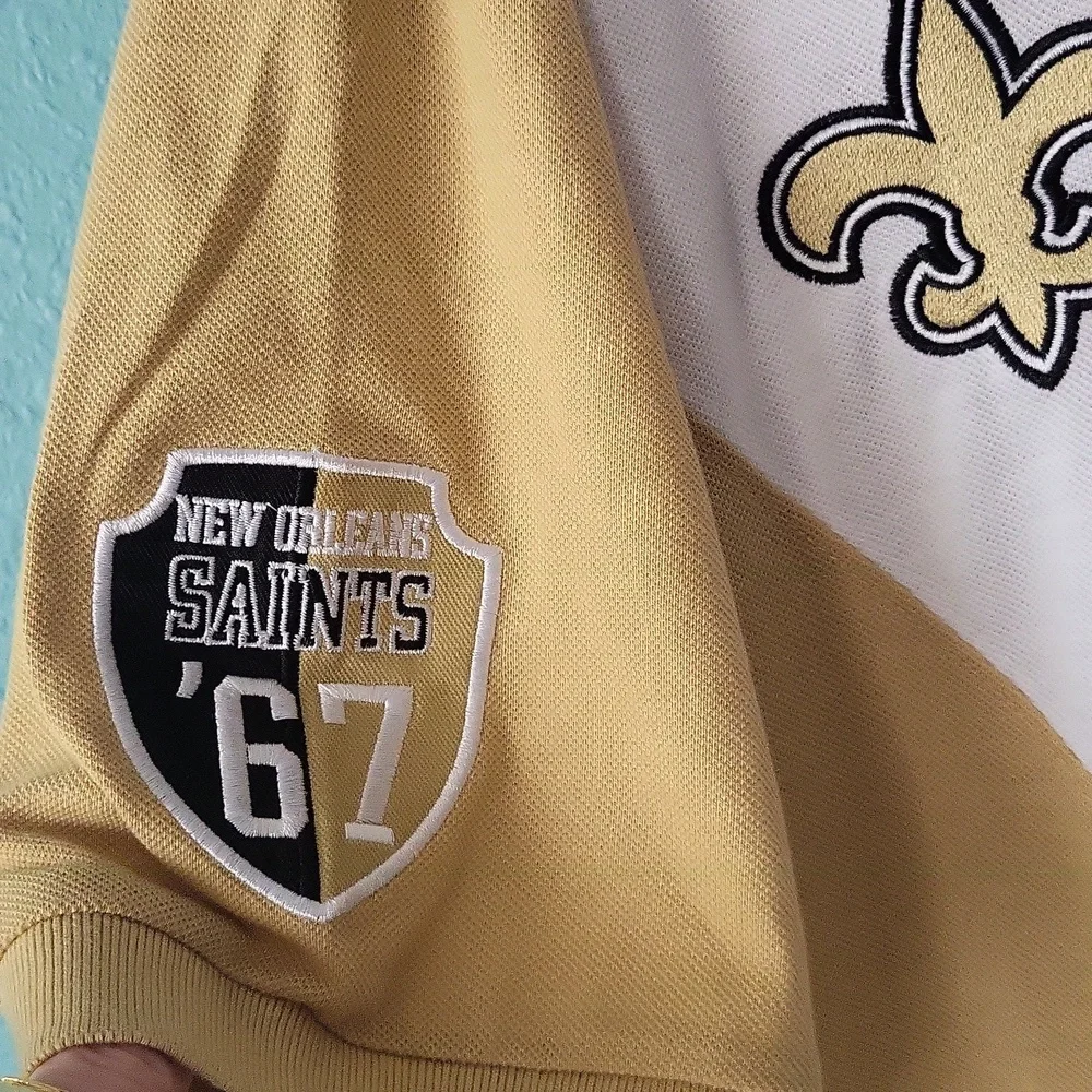 NfL Team New Orleans Saints Polo Shirt - Picture 3 of 9
